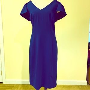 Badgley Mischka shoulder detail dress size 16